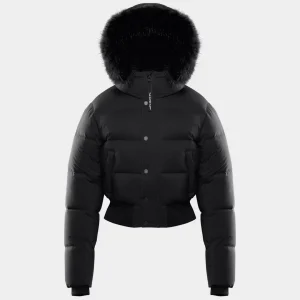 Dames Puffer Jack met Capuchon & Cropped Pasvorm