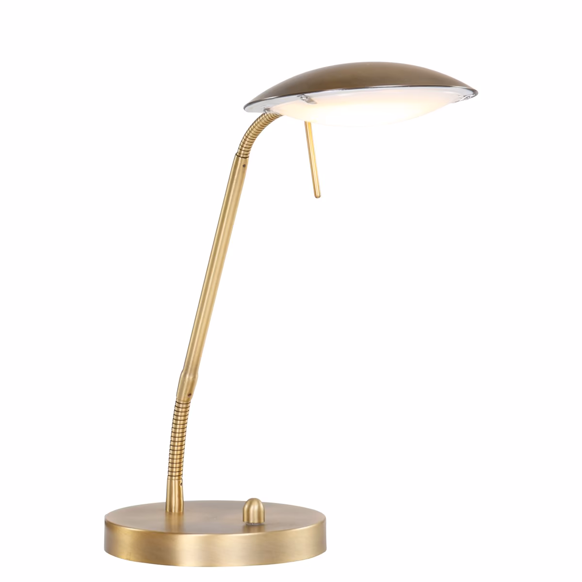 Bureaulamp, leeslamp, tafellamp, 1-lichts LED, brons, Eloi, MEXLITE