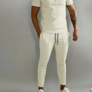 Arvid – Beige Comfort Vrijetijd Combinatie voor Heren