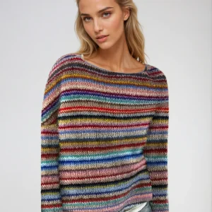 Retro Sweater met Comfortabele Pasvorm en Stijlvol Design