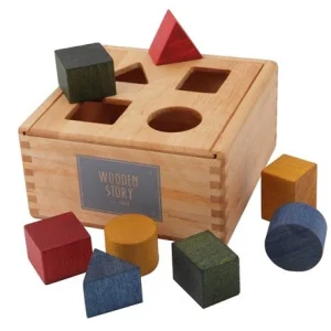 Houten Vormenstoof – Montessori Sorteer- & Vormenleer Speelset