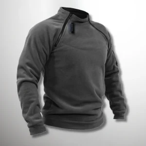 Warme en Comfortabele Heren Fleece Pullover met Veiligheidstassen