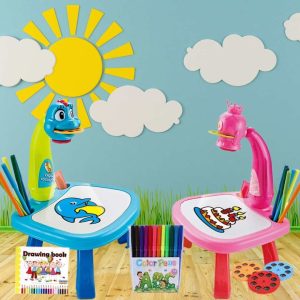 Projector Teken Tafeltje – Creatief Lichtprojectie Speelset voor Kids