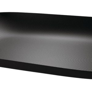 Alessi Moiré Dienblad - Mat Zwart