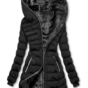 Sophie – Gewatteerde Jas met Warm Pluchevoering voor Dames | Comfortabel en Warme Winterjas