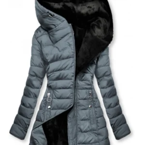 Lena – Gewatteerde Jas met Warm Pluchevoering voor Dames | Comfortabel en Stijlvol