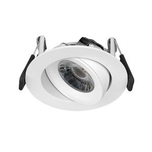 Inbouwspot badkamer/buiten – DL – wit rond kantelbaar LED 9W IP54 1800-3000K 36º + driver – ARTDELIGHT