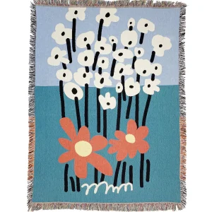 Morning Noon Night Deken "POPCORN FLOWER" - 180x130cm