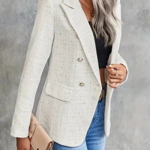 Sophie – Tweed Blazer voor Dames | Stijlvol en Elegant