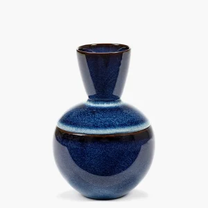 Serax Potje met Deksel - Donkerblauw - Ø12 cm