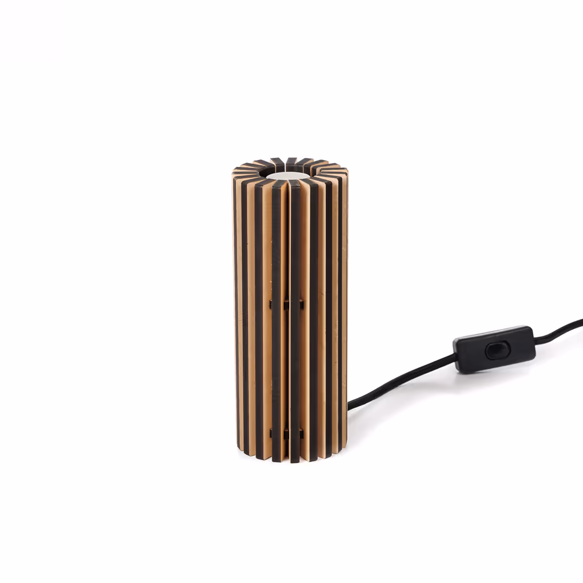 Tafellamp – Spot – Edge – 19cm – Naturel hout – BLIJ DESIGN