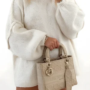 Dames Oversized Gebreide Trui – Comfortabele Casual Wintertrui