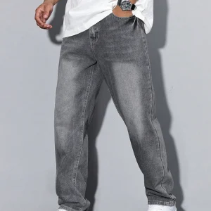 Heren Baggy Jeans – Relaxed Fit Spijkerbroek met Streetwear Look