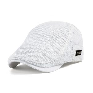 Heren Ademend Flatcap – Lichtgewicht Zomerpet