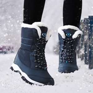 Warme Dames Winterboots met Voering – Comfortabele Gripzool