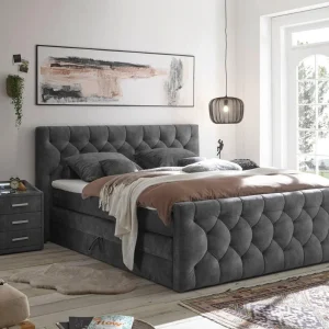 Boxspring Royal Field - Zwarte velvet