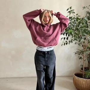 Luxe Dames Hoodie – Comfortabele Pasvorm met Minimalistisch Design