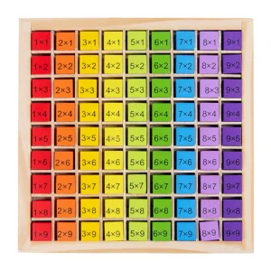 Kleurige Rekenblokjes Speelset – Leren Vermenigvuldigen voor Kinderen