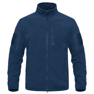 Heren Tactical Fleece Jas – Comfortabele Outdoor Jas met Zakken