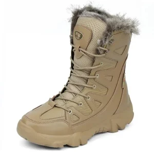 Heren Hoge Winterboots – Warme Comfortabele Outdoor Sneeuwlaarzen