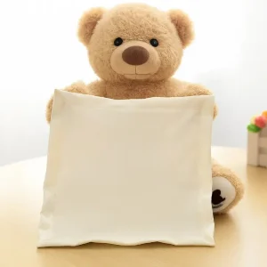 Knuffelbeer met Kussenhoes – Zacht & Decoratief Design