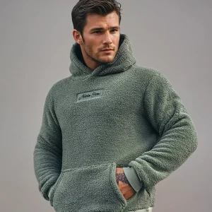 Heren Fleece Hoodie – Zachte Warme Comfortabele Trui met Capuchon