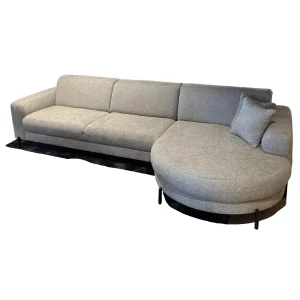 Hoeksalon olivia met afgeronde longchair